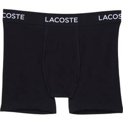 Lacoste Menâs 5-Pack Logo Waist Boxers Black